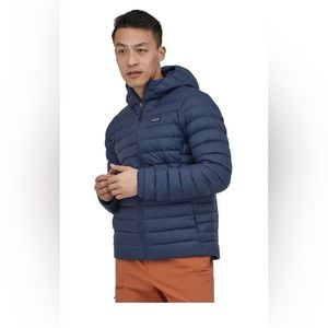 Patagonia Down Sweater Hooded Jacket - Men's XL